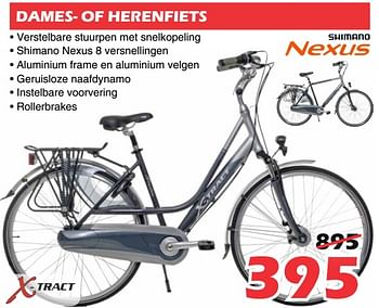 Promoties Dames- of herenfiets - X-tract - Geldig van 08/03/2019 tot 07/04/2019 bij Itek