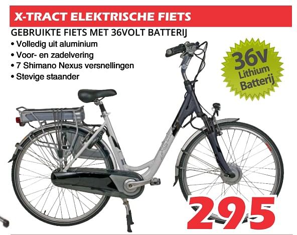 X tract X tract elektrische fiets En promotion chez Itek