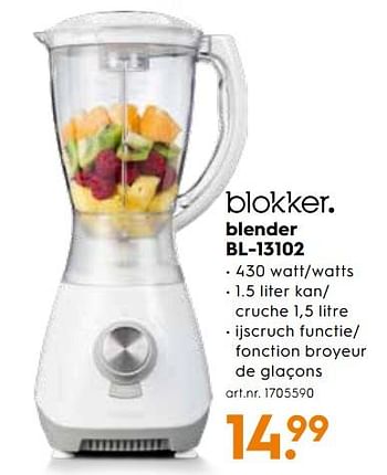Produit maison - Blokker Blokker blender - En promotion Blokker