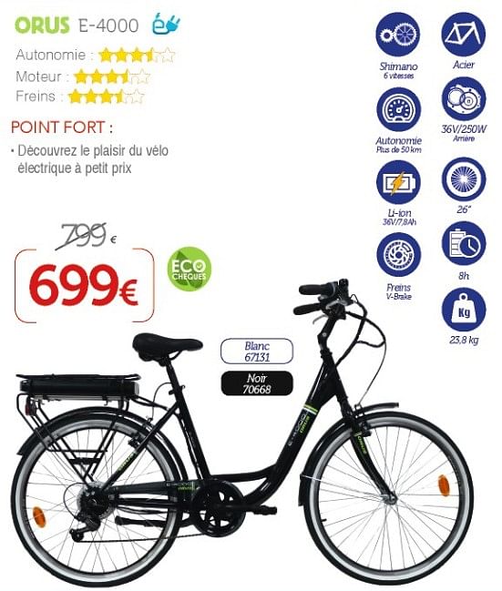 Velo e 4000 discount orus