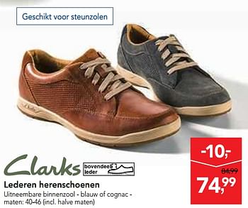 Promotions Lederen herenschoenen - Clarks - Valide de 27/03/2019 à 09/04/2019 chez Makro