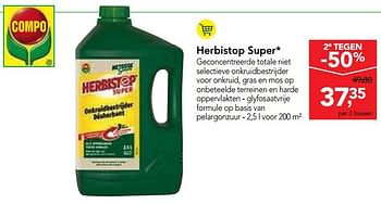Promoties Herbistop super* - Compo - Geldig van 27/03/2019 tot 09/04/2019 bij Makro