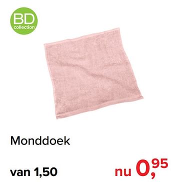 Promoties Monddoek - Huismerk - Baby-Dump - Geldig van 19/03/2019 tot 13/04/2019 bij Baby-Dump