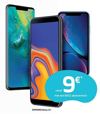 Promoties Samsung galaxy j4+ - Samsung - Geldig van 18/03/2019 tot 02/04/2019 bij Base