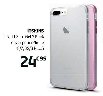Promotions Itskins level 1 zero gel 2 pack cover pour iphone 8-7-6s-6 plus - ITSkins - Valide de 18/03/2019 à 02/04/2019 chez Base