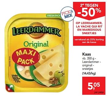 Promoties Kaas - Leerdammer - Geldig van 27/03/2019 tot 09/04/2019 bij Makro
