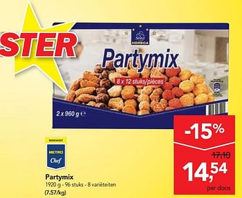 Promoties Partymix - Huismerk - Makro - Geldig van 27/03/2019 tot 09/04/2019 bij Makro