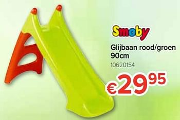 Promoties Glijbaan rood-groen - Smoby - Geldig van 29/03/2019 tot 21/04/2019 bij Euro Shop