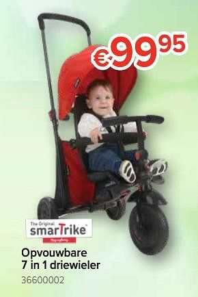 Promoties Opvouwbare 7 in 1 driewieler - Smartrike - Geldig van 29/03/2019 tot 21/04/2019 bij Euro Shop