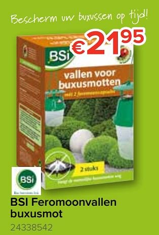 Promoties Bsi feromoonvallen buxusmot - BSI - Geldig van 29/03/2019 tot 21/04/2019 bij Euro Shop