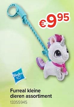 Promoties Furreal kleine dieren assortiment - Hasbro - Geldig van 29/03/2019 tot 21/04/2019 bij Euro Shop