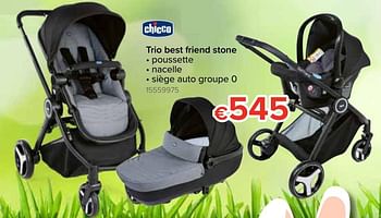 Promoties Trio best friend stone - Chicco - Geldig van 29/03/2019 tot 21/04/2019 bij Euro Shop