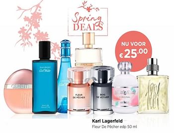 Promoties Karl lagerfeld fleur de pêcher edp - Karl Lagerfeld - Geldig van 11/03/2019 tot 07/04/2019 bij ICI PARIS XL