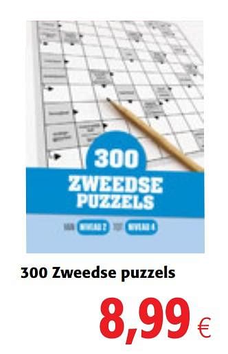 Promotions 300 zweedse puzzels - Produit maison - Colruyt - Valide de 27/03/2019 à 09/04/2019 chez Colruyt