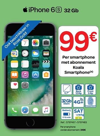 Apple Apple iphone 32gb - Promotie Carrefour