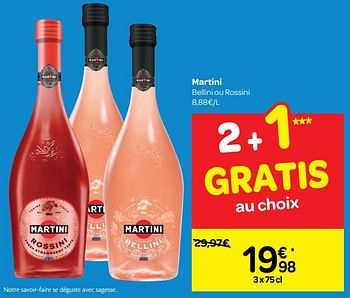 Promo Martini Bellini chez Auchan Direct