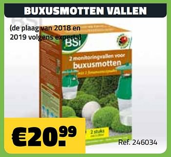 Promoties Buxusmotten vallen - BSI - Geldig van 01/04/2019 tot 30/04/2019 bij Bouwcenter Frans Vlaeminck