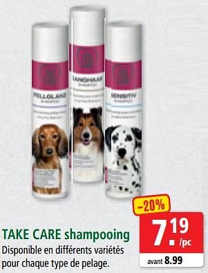 Take Care Take care shampooing - En promotion chez Maxi Zoo