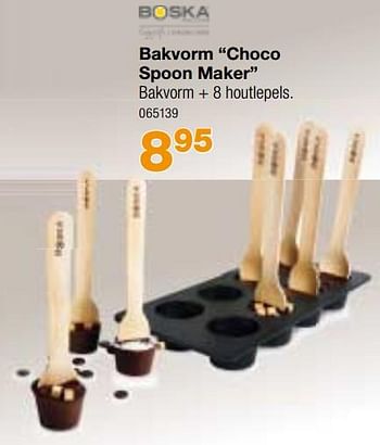 Promoties Bakvorm choco spoon maker - Boska - Geldig van 25/03/2019 tot 24/04/2019 bij Home & Co