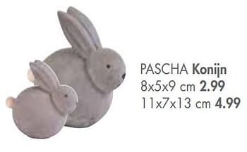 Promotions Pascha konijn - Produit maison - Casa - Valide de 25/03/2019 à 28/04/2019 chez Casa