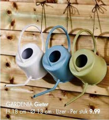 Promotions Gardenia gieter - Produit maison - Casa - Valide de 25/03/2019 à 28/04/2019 chez Casa