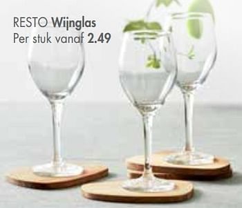 Promoties Resto wijnglas - Huismerk - Casa - Geldig van 25/03/2019 tot 28/04/2019 bij Casa