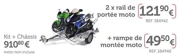 Promotions 2 x rail de portée moto premium 145 - Norauto - Valide de 27/03/2019 à 30/09/2019 chez Auto 5