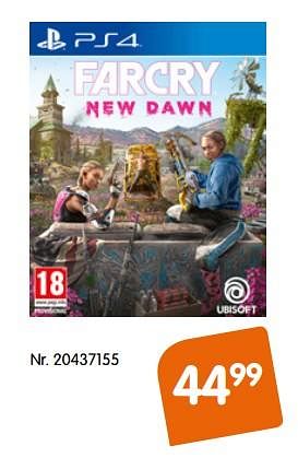 Promoties Far cry new dawn - Ubisoft - Geldig van 20/03/2019 tot 23/04/2019 bij Fun