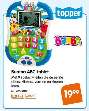 Bumba -tablet - Promotie bij Fun