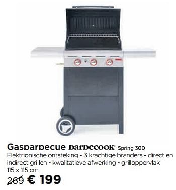 Barbecook Gasbarbecue barbecook spring 300 Promotie bij Molecule