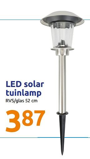 solar led lamp action