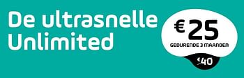 Promoties De ultrasnelle unlimited - Huismerk - Base - Geldig van 01/04/2019 tot 06/05/2019 bij Base