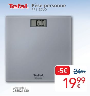 Promoties Tefal pèse-personne pp1130vo - Tefal - Geldig van 01/04/2019 tot 30/04/2019 bij Eldi