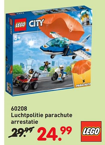 Promoties 60208 luchtpolitie parachute arrestatie - Lego - Geldig van 08/04/2019 tot 08/05/2019 bij Europoint