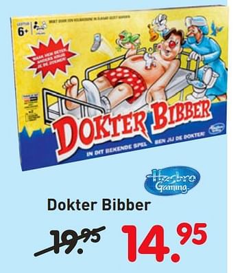 Promotions Dokter bibber - Hasbro - Valide de 08/04/2019 à 08/05/2019 chez Europoint