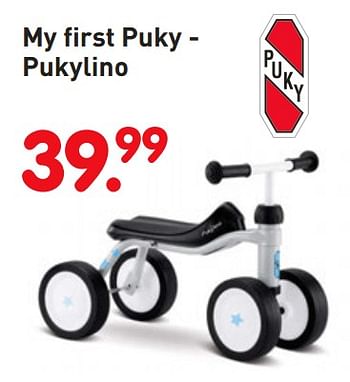 Promoties My first puky - pukylino - Puky - Geldig van 08/04/2019 tot 08/05/2019 bij Europoint