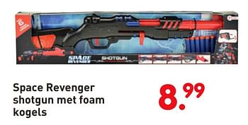 Promoties Space revenger shotgun met foam kogels - Huismerk - Europoint - Geldig van 08/04/2019 tot 08/05/2019 bij Europoint