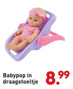 Promoties Babypop in draagstoeltje - Huismerk - Europoint - Geldig van 08/04/2019 tot 08/05/2019 bij Europoint