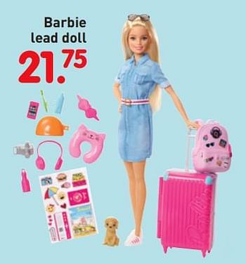 Promoties Barbie lead doll - Mattel - Geldig van 08/04/2019 tot 08/05/2019 bij Europoint