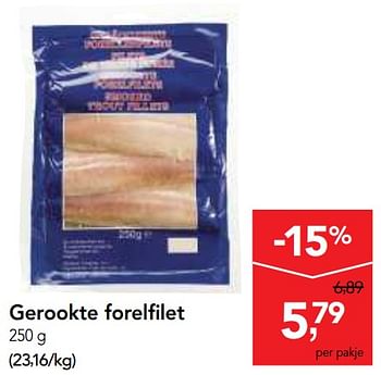 Promoties Gerookte forelfilet - Huismerk - Makro - Geldig van 10/04/2019 tot 23/04/2019 bij Makro