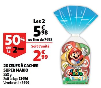 Produit Maison Auchan Ronq Oeufs A Cacher Super Mario En Promotion Chez Auchan Ronq