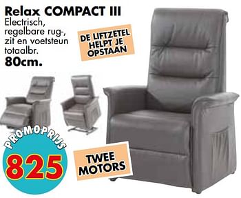 Promoties Relax compact iii - Huismerk - EmDecor - Geldig van 01/04/2019 tot 30/04/2019 bij Emdecor