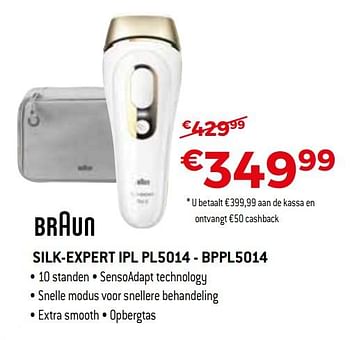 Promoties Braun silk-expert ipl pl5014 - bppl5014 - Braun - Geldig van 01/04/2019 tot 30/04/2019 bij Exellent