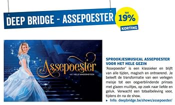 Promotions Deep bridge - assepoester tot 19% korting - Produit maison - Lidl - Valide de 25/03/2019 à 09/06/2019 chez Lidl