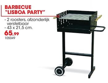 Promoties Barbecue lisboa party - Garden Plus  - Geldig van 01/04/2019 tot 30/06/2019 bij Hubo