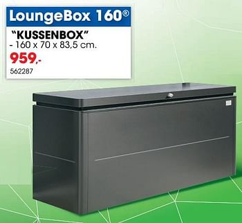 Promoties Loungebox 160 kussenbox - Biohort - Geldig van 01/04/2019 tot 30/06/2019 bij Hubo