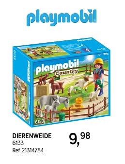 Promoties Dierenweide 6133 - Playmobil - Geldig van 09/04/2019 tot 07/05/2019 bij Supra Bazar