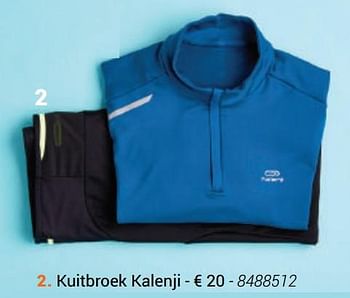 Promotions Kuitbroek kalenji - Kalenji - Valide de 24/03/2019 à 24/09/2019 chez Decathlon