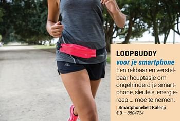 Promoties Smartphonebelt kalenji - Kalenji - Geldig van 24/03/2019 tot 24/09/2019 bij Decathlon