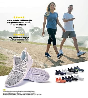 Promoties Walkingschoen pw 140 newfeel dames en heren - Huismerk - Decathlon - Geldig van 24/03/2019 tot 24/09/2019 bij Decathlon